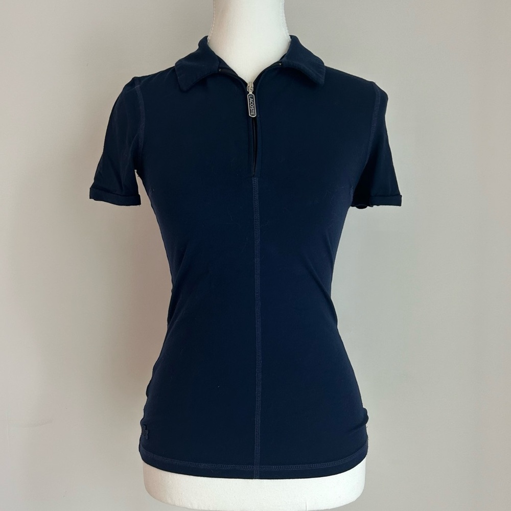 LACOSTE NACY ZIP UP TSHIRT
